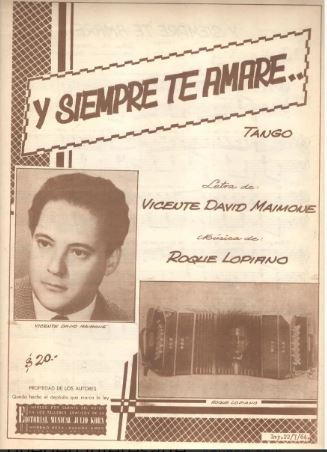 VICENTE DAVID MAIMONE POETA CARHUE