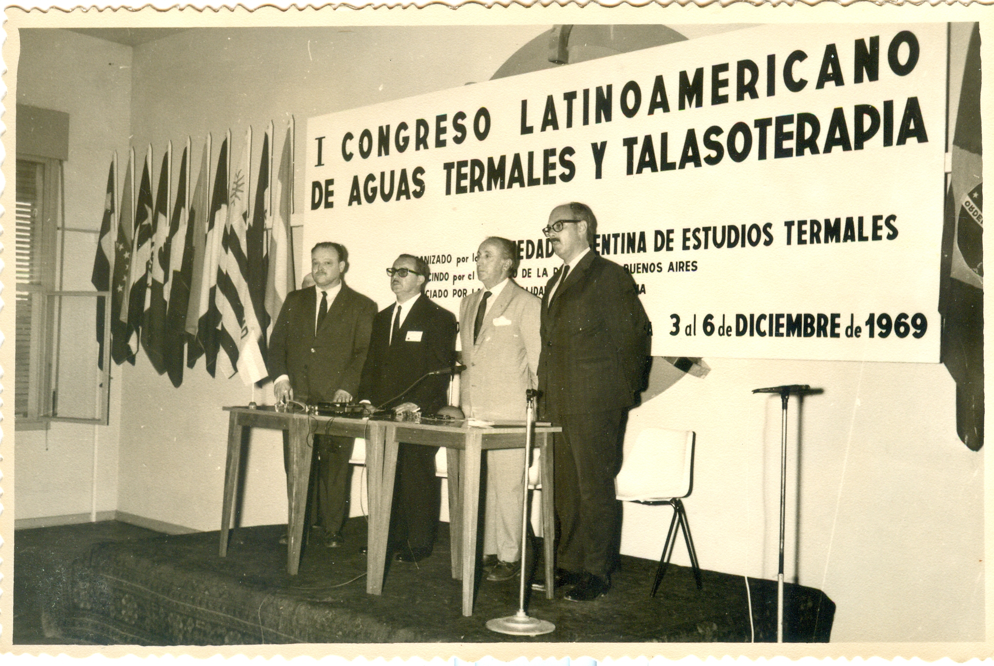 1969. Congreso de Termalismo en Epecuen TALASOTERAPIA TERMALISMO EPECUEN 1969