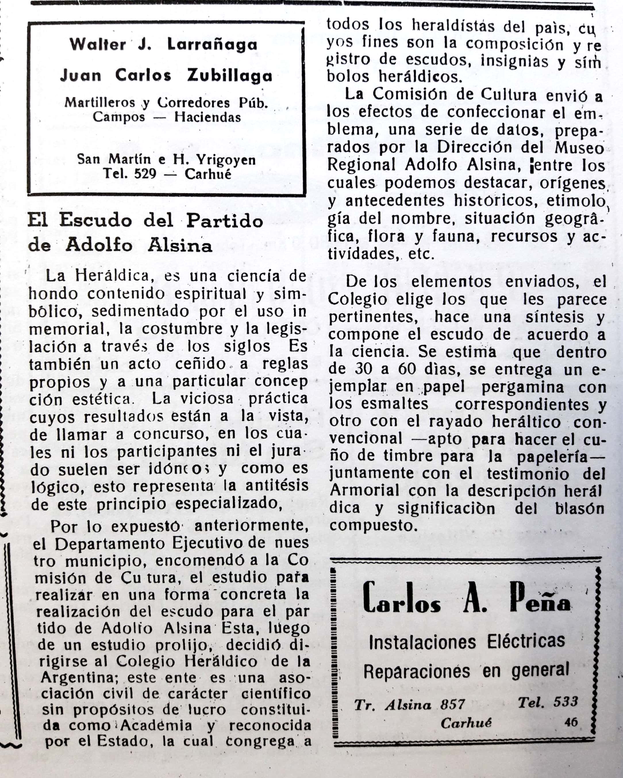 escudo heraldico adolfo alsina