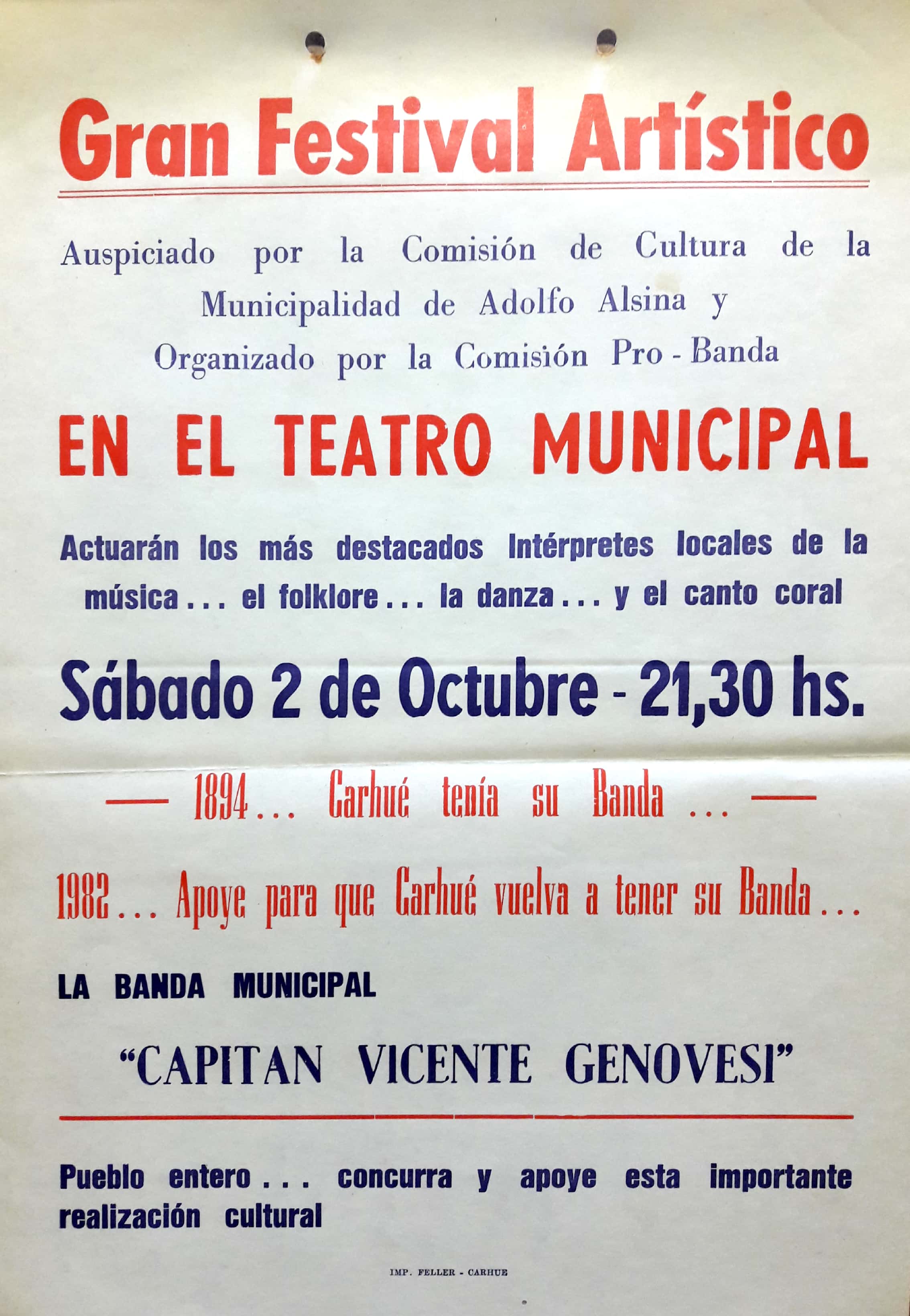 BANDA MUNICIPAL CARHUE 