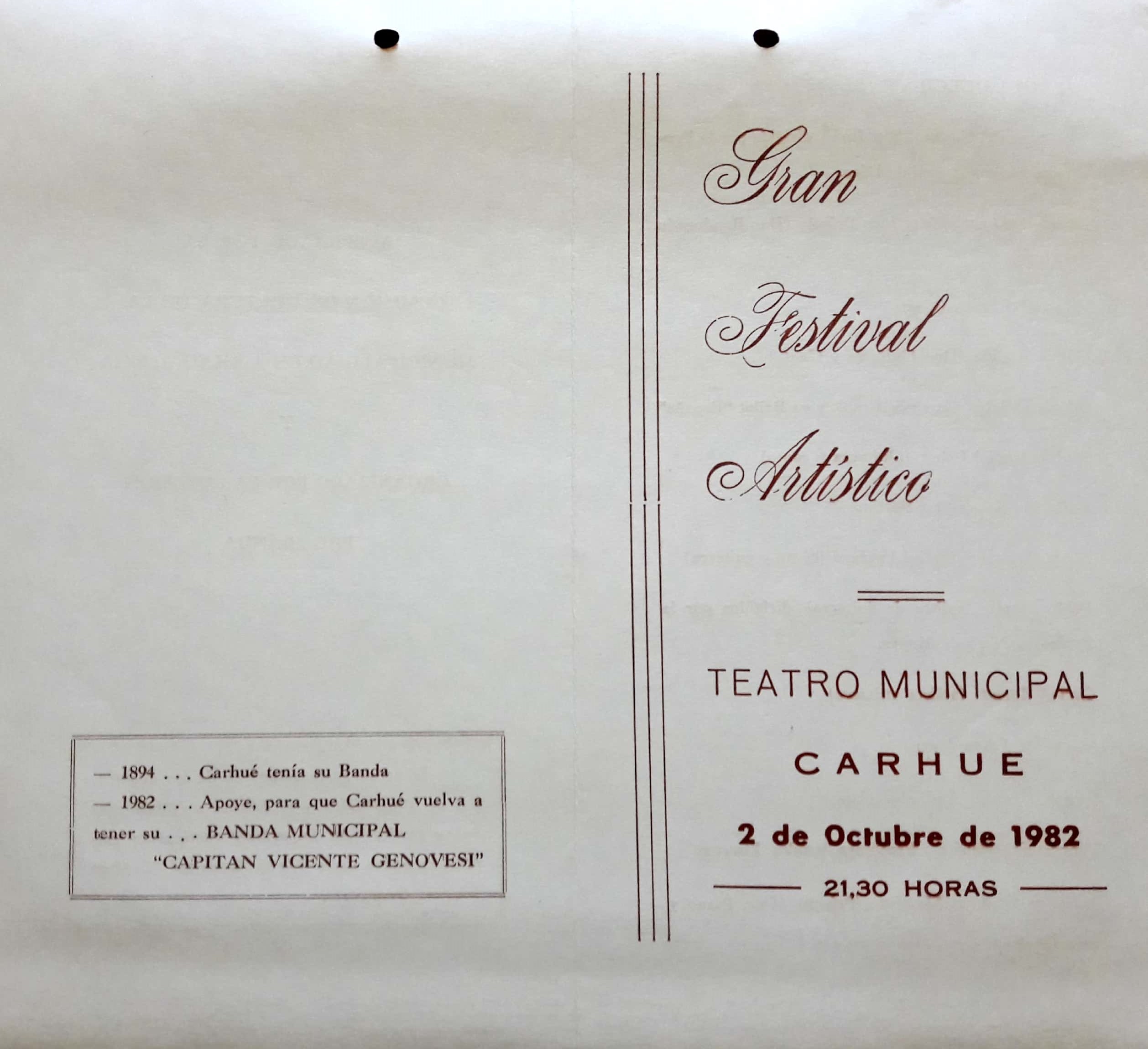 BANDA MUNICIPAL CARHUE 