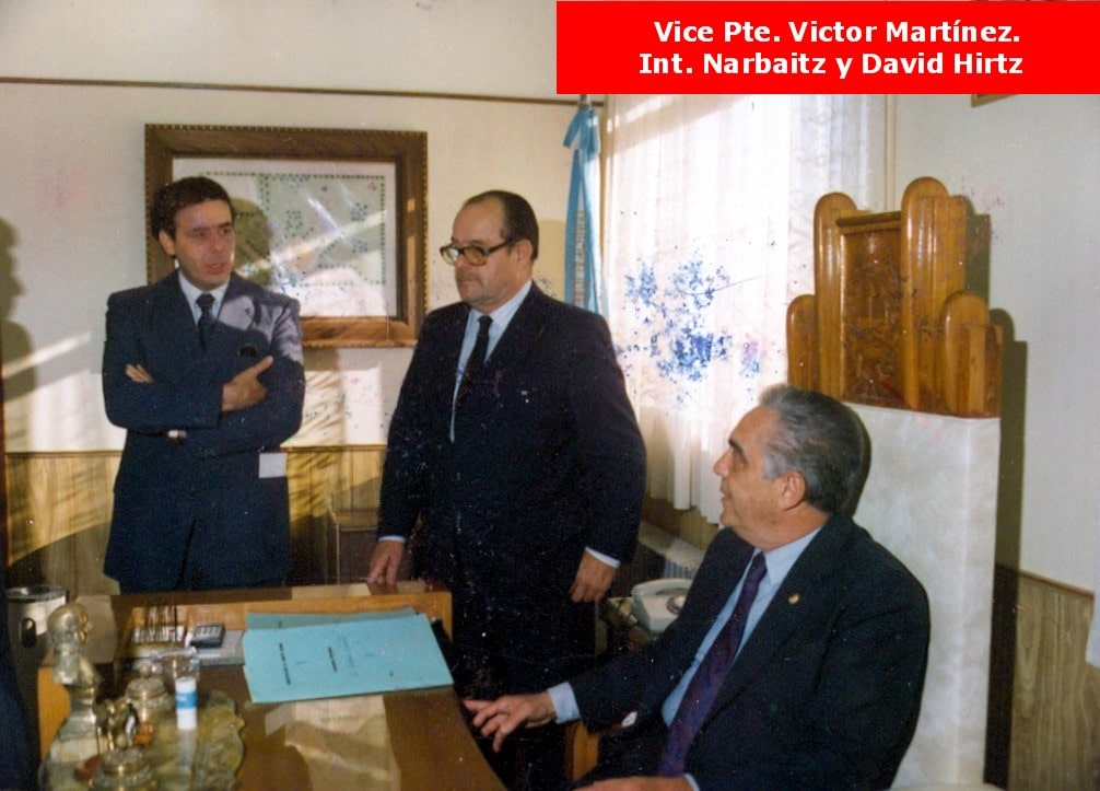 1989 sociedad española carhue narbaitz victor martinez vice presidente hirtz
