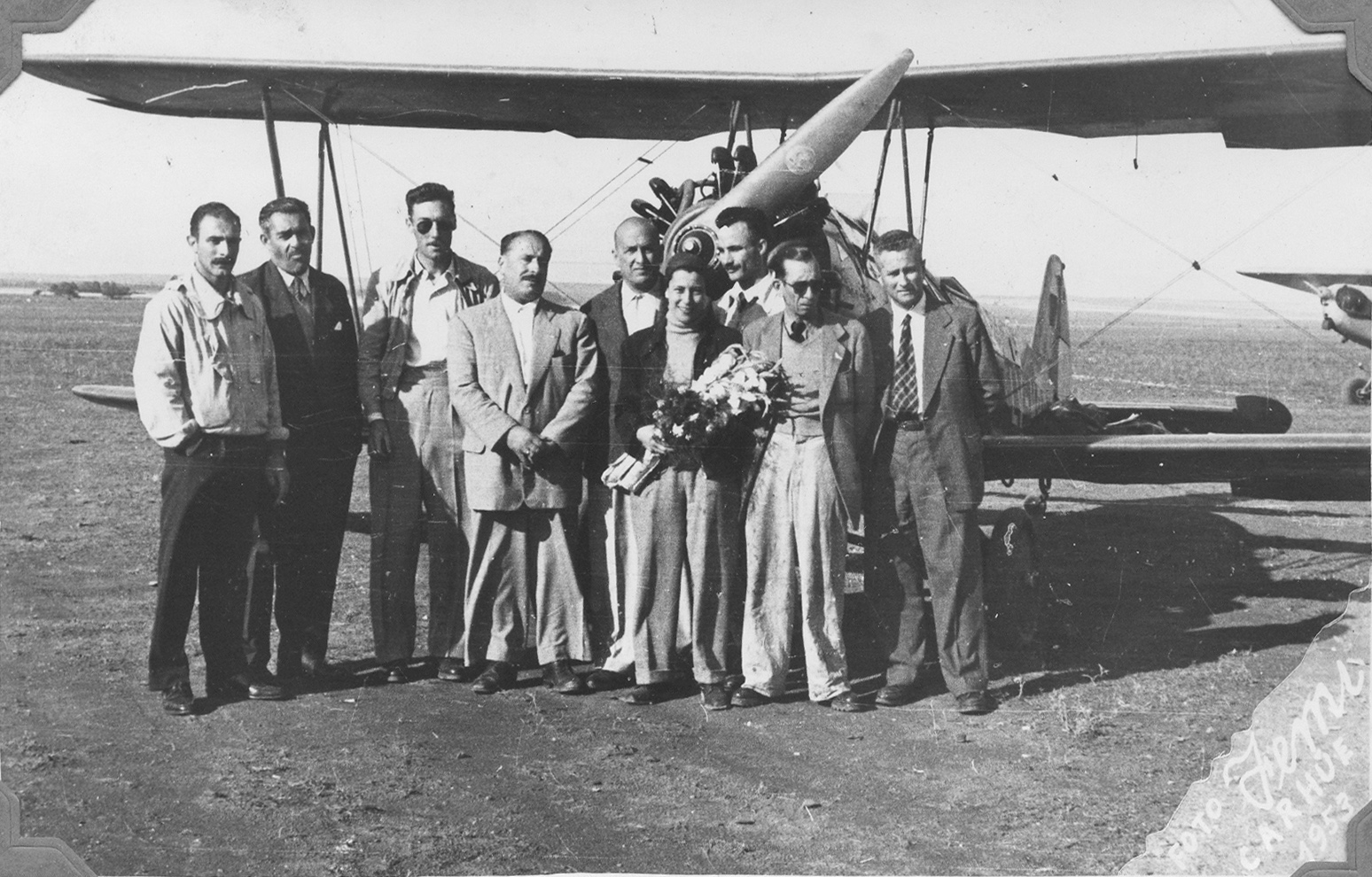 aero club Carhue Santiago Germano Amparo Charito Maneiro lacoume carhue record 1951 loop