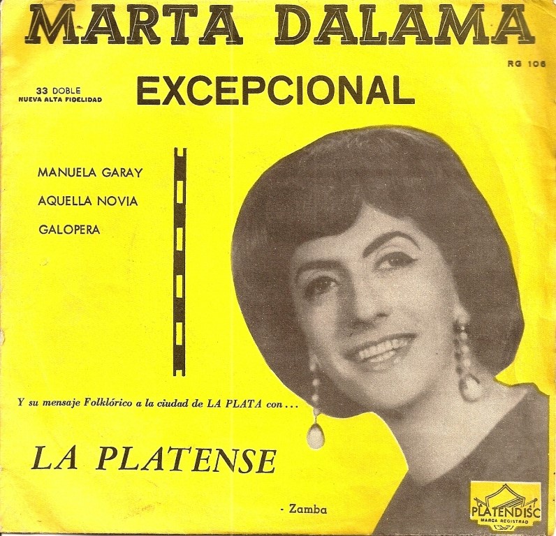 Marta Dalama registro civil cantante carhue