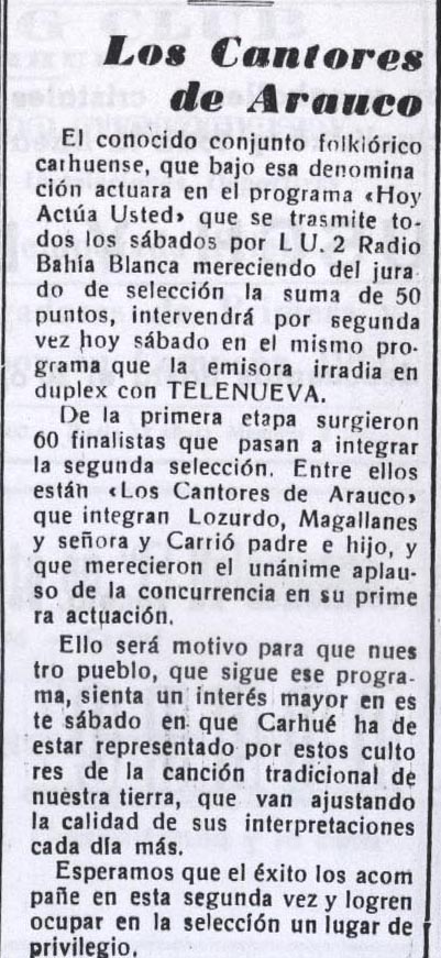 los cantores del arauco 