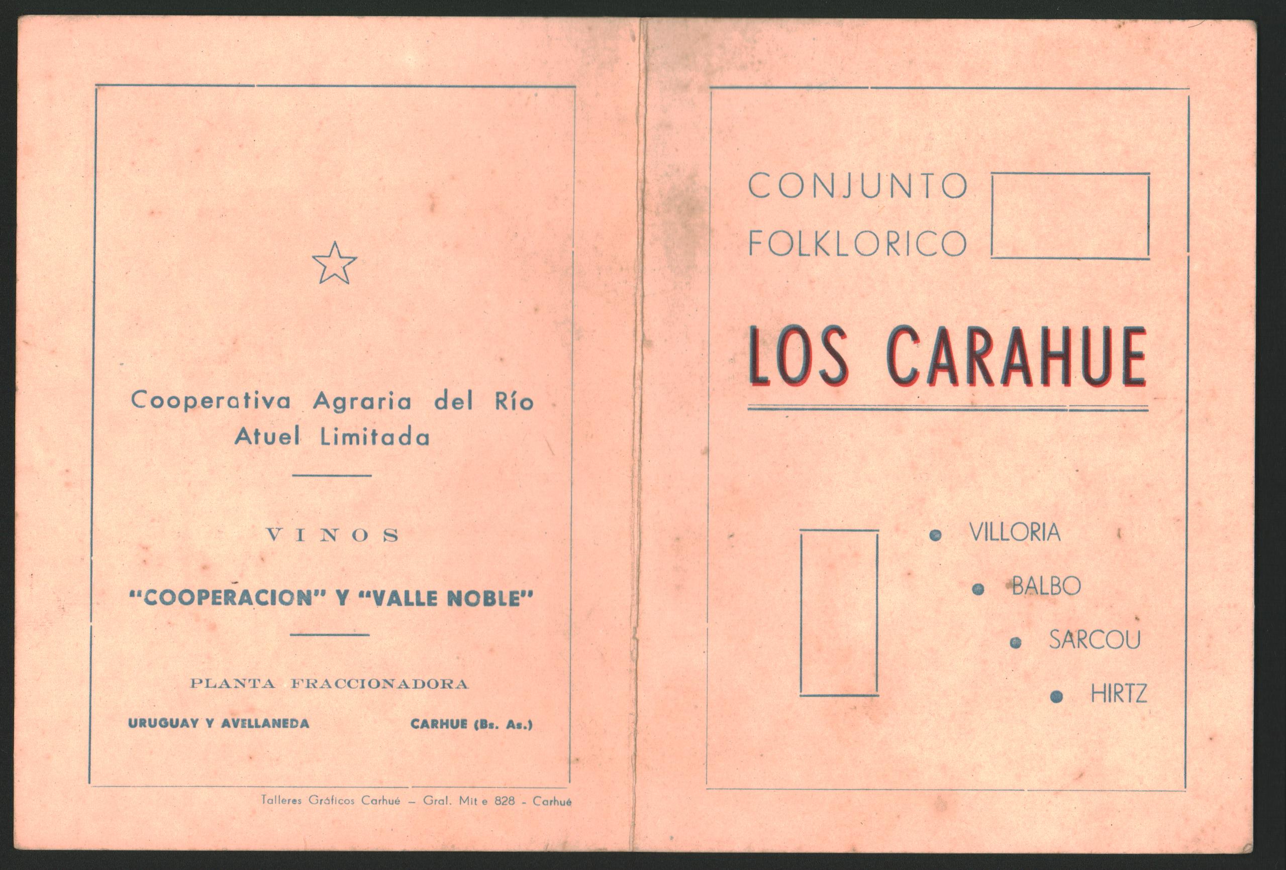 LOS CARAHUE GRUPO FOLKLORICO CARHUE