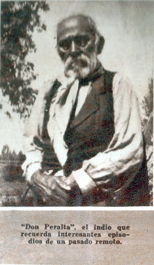 Peralta cejas indios aborígenes originarios carhue levalle pincen