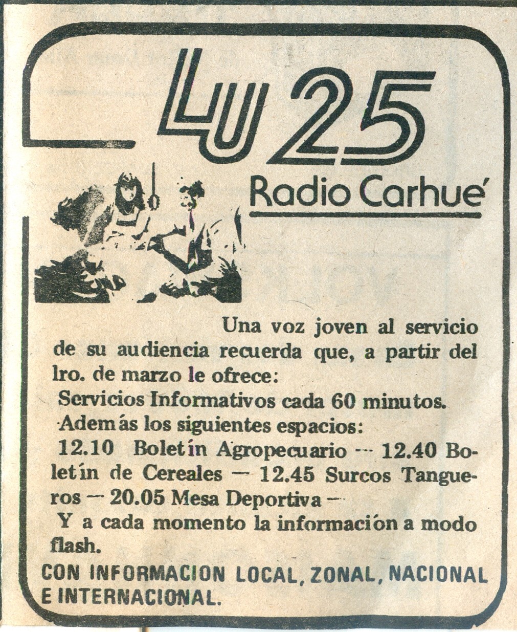 LU25 radio carhue am