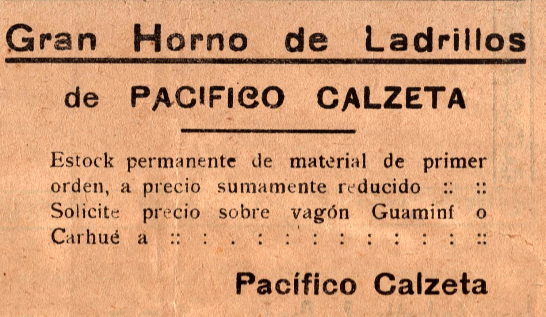 calzeta horno ladrillos