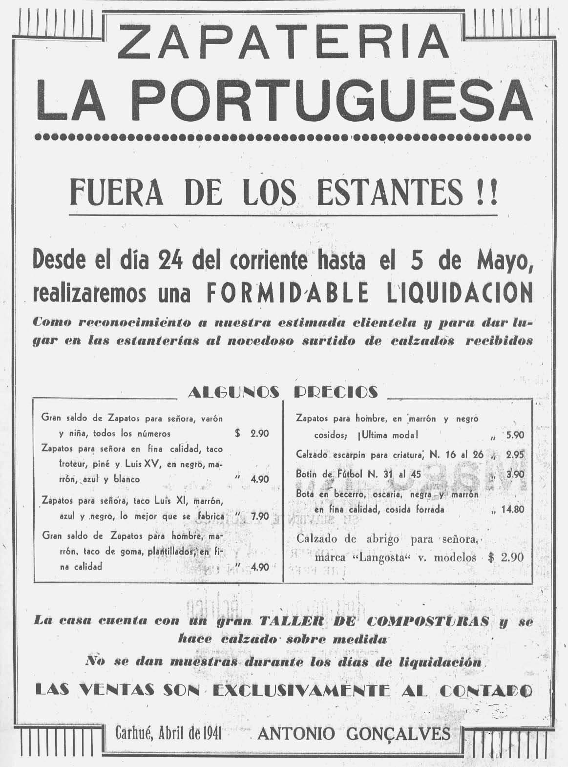 portugueses en carhue